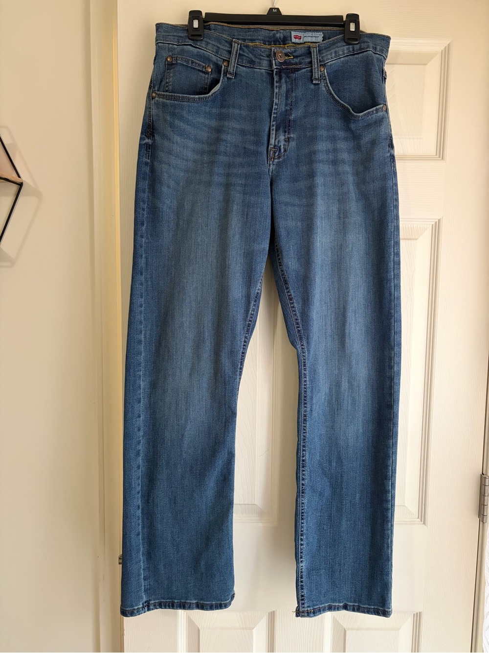 Wrangler Blue Denim Relaxed Boot Jeans